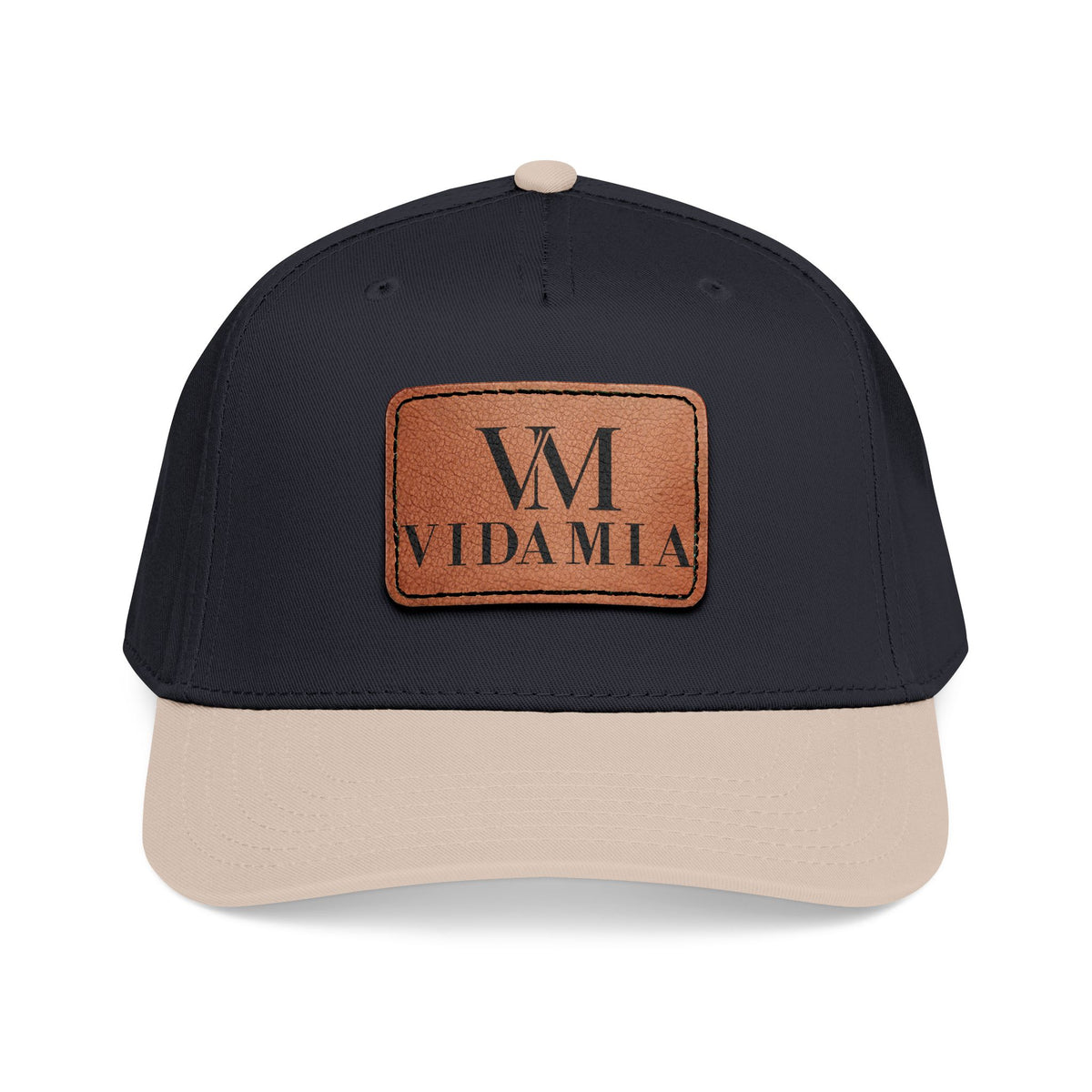 Vida Mia Classic Hat Khaki / Black / Light Brown Patch