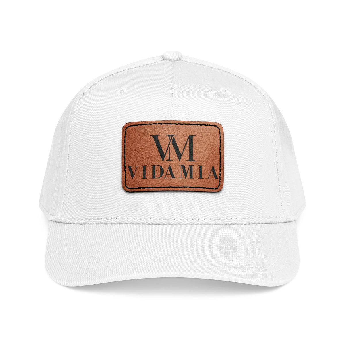 Vida Mia Classic Hat White / Light Brown Patch