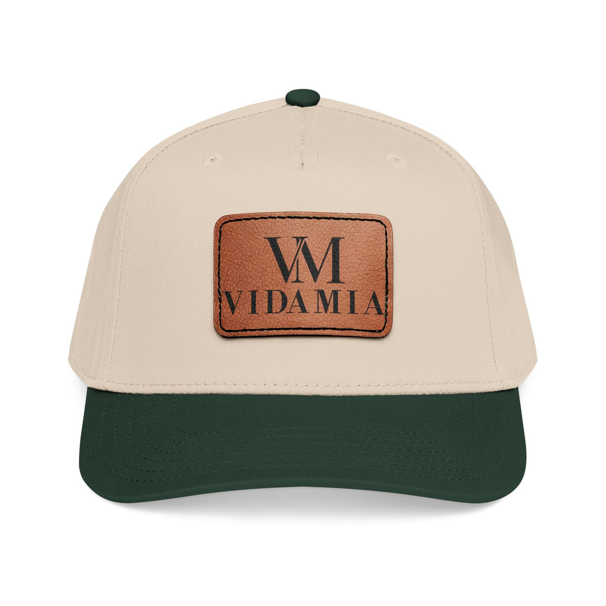 Vida Mia Classic Hat Dark Green / Khaki / Light Brown Patch